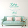 Love Is Patient Vinyl Decal
