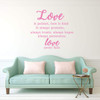 Love Is Patient Vinyl Decal