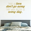 Love Wall Decal - They Walk Besides Us Everyday - Vinyl Bedroom Decor, Home, Living Room or Family Room Decoration