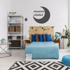 Moon Child Decal - Crescent Silhouette and Lettering Vinyl Wall Sticker for Boy or Girl Bedroom, Nursery, Playroom