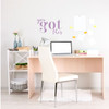Motivational Wall Sticker Vinyl Quote: 'You Got This' Lettering Decor for Office, Living Room, Bedroom - Available in Small and Large Sizes, 25 Bright Colors