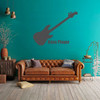 Music Wall Decor - Bass Guitar Wall Decal - Music Studio Decor - Vinyl Wall Decorations for Home Decor, Bedroom or Playroom - Musicians Gift.