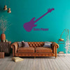 Music Wall Decor - Bass Guitar Wall Decal - Music Studio Decor - Vinyl Wall Decorations for Home Decor, Bedroom or Playroom - Musicians Gift.