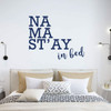 Namaste in Bed Wall Decor