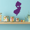 New Jersey State Decals - Vinyl Wall Art Decal, Third State, Garden State, Northeastern United States for Home, Classroom