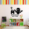 Nursery Rhymes Wall Decals "Old MacDonald Had a Farm" Vinyl Decoration for Home Decor, Children's Bedroom, Playroom, Baby Nursery