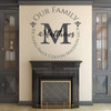 Our Family Name Wall Decal Vinyl Home Decor - Family Wall Decor - Personalized Living Room Decoration - With Customized Individual Family Member Names