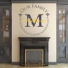 Our Family Name Wall Decal Vinyl Home Decor - Family Wall Decor - Personalized Living Room Decoration - With Customized Individual Family Member Names