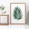 Palm Leaf Branch Vinyl Wall Decal