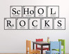 Periodic Table Decor - School Rocks Wall Decal for Teachers - Science Art Decoration for Office, School or Classroom