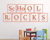 Periodic Table Decor - School Rocks Wall Decal for Teachers - Science Art Decoration for Office, School or Classroom