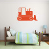 Personalized Boy Name Construction Bulldozer Bedroom Decor