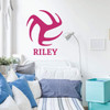 Personalized Volleyball Vinyl Wall Decal