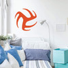 Personalized Volleyball Vinyl Wall Decal
