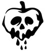 Poisoned Apple Vinyl Wall Decal for Room Decor