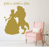 Princess Belle Wall Decal - Beauty and the Beast Theme Bedroom Decor - Tale As Old As Time