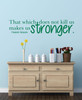 Quote Wall Decals - That Which Does Not Kill Us Makes Us Stronger - Friedrich Nietzsche Quotes, Famous Quotes Wall Decals for the Home, Office, or Classroom
