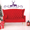 Reindeer Christmas Decor Vinyl Wall Decal
