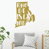 Rhode Island Wall Decal - State Silhouette Vinyl Art for Home Decor, Living Room or Family Room Decoration