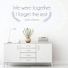Romantic Quote Wall Decal Design