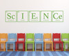 Science Classroom Wall Decal - Periodic Table of Elements Decoration for Bedroom, Playroom Or Study Area