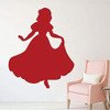 Snow White Vinyl Wall Stickers - Personalized, Little Girls Room, Princess Party, Baby Girl Nursery, Princess Birthday Party, Playroom Decor, Furniture Decals