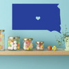 State Decals - South Dakota Vinyl Wall Art, 40th State, Pierre South Dakota, Mount Rushmore, Black Hills South Dakota