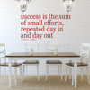 Success Quote Wall Decal