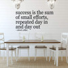 Success Quote Wall Decal