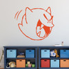 Super Mario Wall Decor - Ghost Boo Vinyl Wall Decal for Boys Room, Playroom, Video Game Fan Birthdays and Events