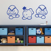 Super Mario Wall Decor - Goomba And Bob-omb - Vinyl Wall Decal for Boys Room, Playroom, Video Game Fan Birthdays and Events