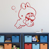 Super Mario Wall Decor - Mario Frog Suit - Vinyl Wall Decal for Boys Room, Playroom, Video Game Fan Birthdays and Events