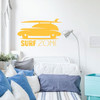Surfing Wall Decor - Surf Zone Car - Wall Decals for Home Decor, Bedroom, Playroom Or Beach House - Surfer Gift.