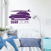 Surfing Wall Decor - Surf Zone Car - Wall Decals for Home Decor, Bedroom, Playroom Or Beach House - Surfer Gift.