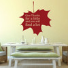Thankful Wall Decal - Give Thanks for a Little and You Will Find a Lot - Thanksgiving Decor - Vinyl Sticker for the Home, Classroom, or Bedroom Decoration