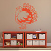 Thanksgiving Turkey - Turkey Wall Decals, Thanksgiving Decorations in the Home, Office Holiday Decorations, Fall Wall Art