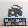 Tow Mater Wall Decal - Cars Personalized Wall Decor - Removable Vinyl Decoration for Boy's Bedroom, Playroom or Gameroom. Great for Dr Office Decor