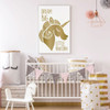 Unicorn Wall Decor - Dream Big Little Unicorn - Vinyl Decal For Girl's Bedroom, Nursery, Playroom or Bathroom - Kids Home Decorations