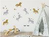 Unicorn Wall Decor - Full Wall Mural - Vinyl Wall Decal for Girl's Bedroom Decor Nursery Teen Girl