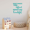 Wall Decal for Children - What Makes You Different - Inspirational Vinyl Quotes for Girls, Tween or Teen's Bedroom Decor