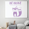 Wall Decal for Children Decor - Be Brave Tribal - Vinyl Decoration for Bedroom, Playroom or Nursery Room