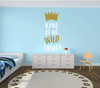 Wall Decal For Kids - King Of Wild Things - Where The Wild Things Are Theme Room - Crown Design - Vinyl Wall Art and Decor for Children's Bedroom or Playroom