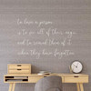 Wall Decal for Loved ones - 'To Love a Person' - Vinyl Sticker for Master Bedroom, Guest Room, Entryway or Living Room - Perfect Gift for Friends or Family
