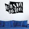 Washington State Wall Decal - Vinyl Art for Home Decor, Living Room or Family Room Decoration