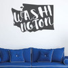 Washington State Wall Decal - Vinyl Art for Home Decor, Living Room or Family Room Decoration