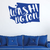 Washington State Wall Decal - Vinyl Art for Home Decor, Living Room or Family Room Decoration
