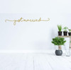 Wedding Gift - Just Married Car Window Decal - Vinyl Art Decoration for Living Room, Bedroom or Home Decor