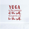 Yoga Quote Wall Decal