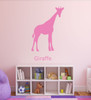 Zoo Animal Wall Decals - Giraffe - African Animal Wall Art, Safari Animal Wall Decals For the Children Room Decorations, Playroom Decor, and Preschool Classroom Decorations