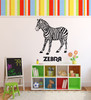 Zoo Animal Wall Decals - Zebras - Zoo Animal Party Supplies, Safari Decor, Zebra Party Supplies, Zebra Decorations For the Home, Office, or Classroom